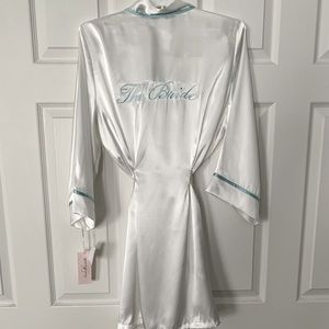 Short Satin “The Bride” Robe